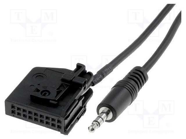 Adaptador Aux, Jack 3,5mm, Seat,VW,koda, 0,6m