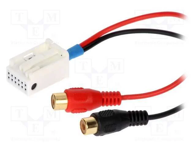 Adaptador Aux, RCA, VW, 1,25m