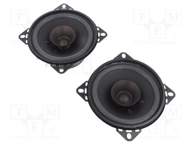 Car loudspeakers, one-way, 100mm, 40W, 90÷18000Hz.