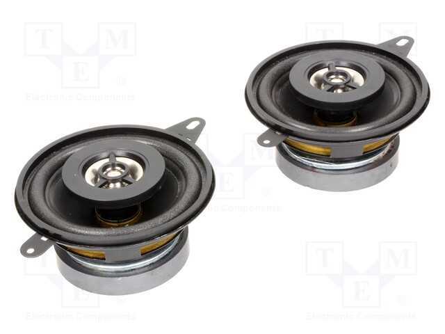 Colunas para Automóvel, Duas Vias, 87mm, 80w, 100÷20000hz