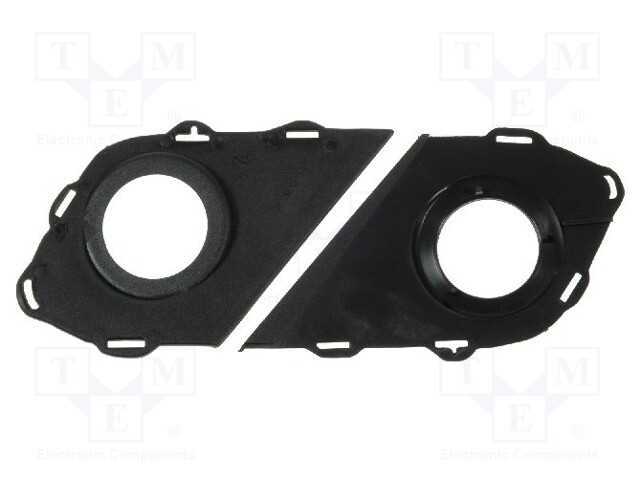 Moldura de Alto-Falante, 36mm, Vw, Vw Polo 2002->, 2unid.