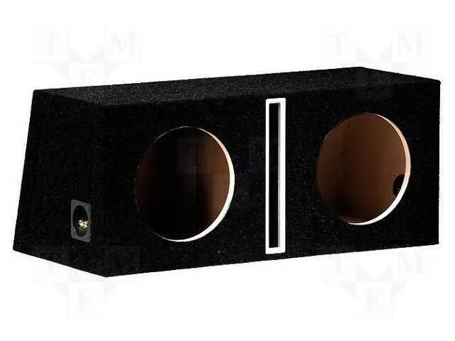 Carca&ccedil;a do alto-falante, MDF, preta, tecido, 250m.