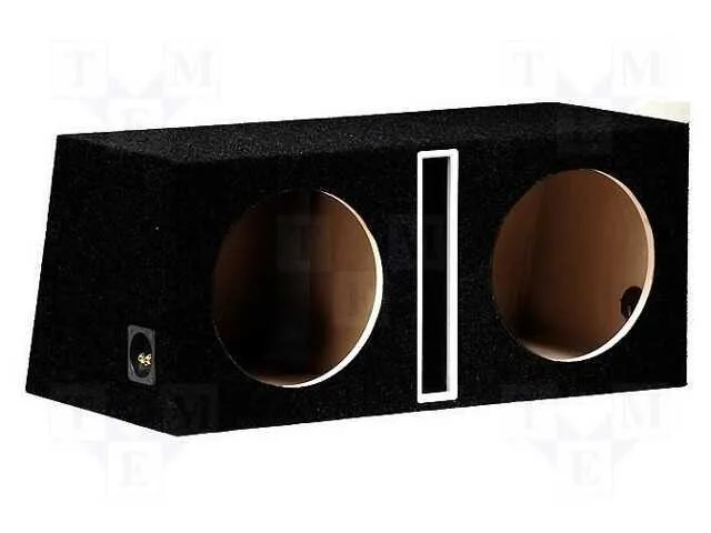 Carca&ccedil;a do alto-falante, MDF, preta, tecido, 300m.