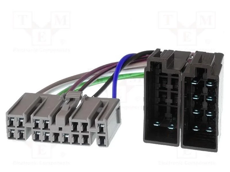 Conectores, rádio,ISO, Toyota, PIN: 16