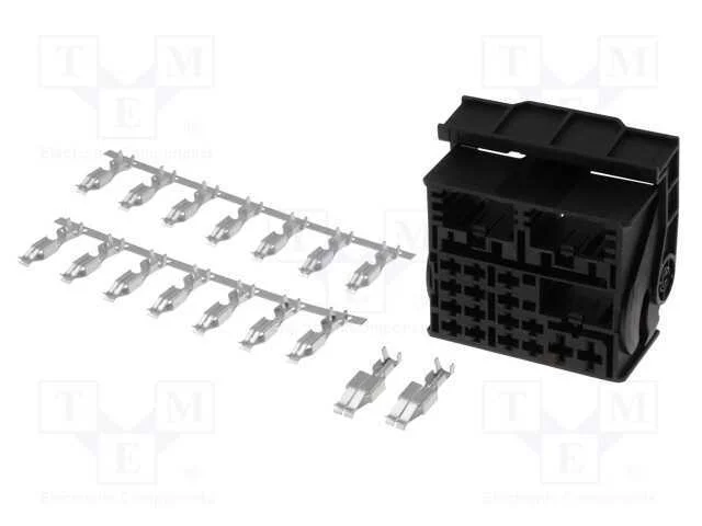Jogo, ficha, Quadlock, PIN: 52, VW 2011->, preta
