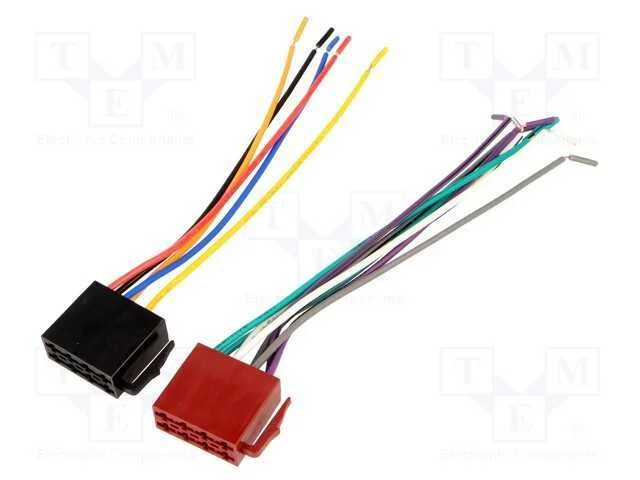 Ficha ISO,cabos, PIN: 13(5+8)