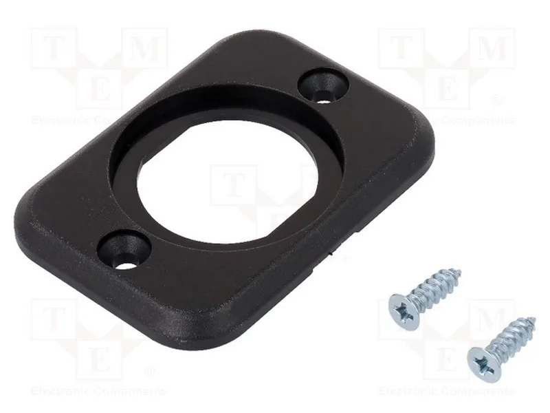 Car lighter socket housing, black