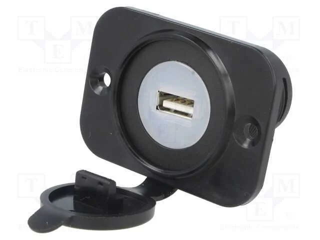 Alimentador de automóvel, Tomada USB A, Tens.alim.