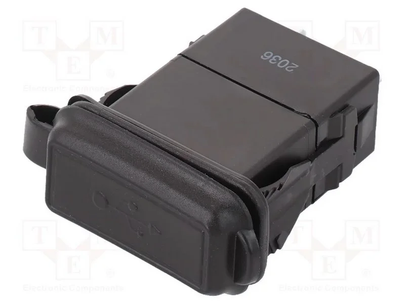 Alimentador de automóvel, USB A tomada x2, Tens.a.