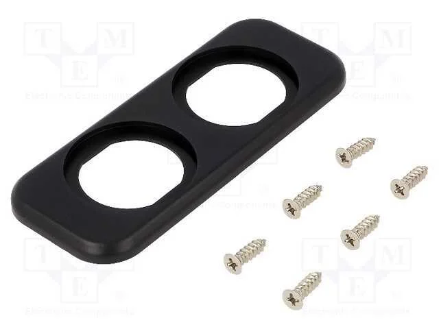 Car lighter socket housing, black