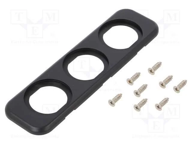 Car lighter socket housing, black