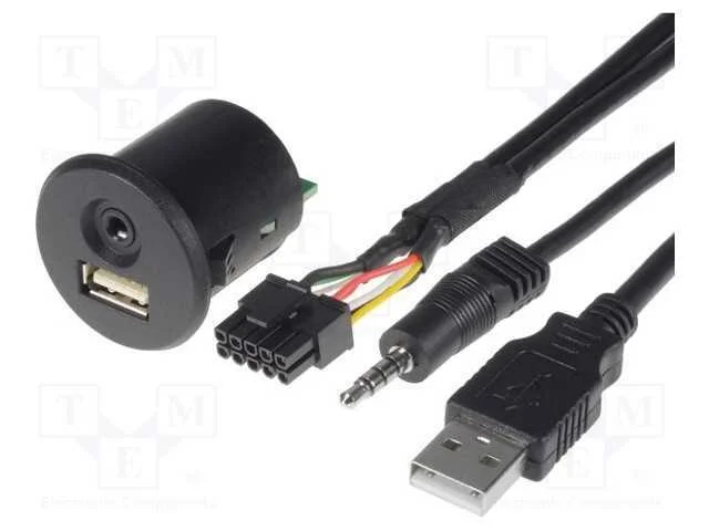 Adaptador Usb/Aux, Fiat Punto 2005->, 0,9m