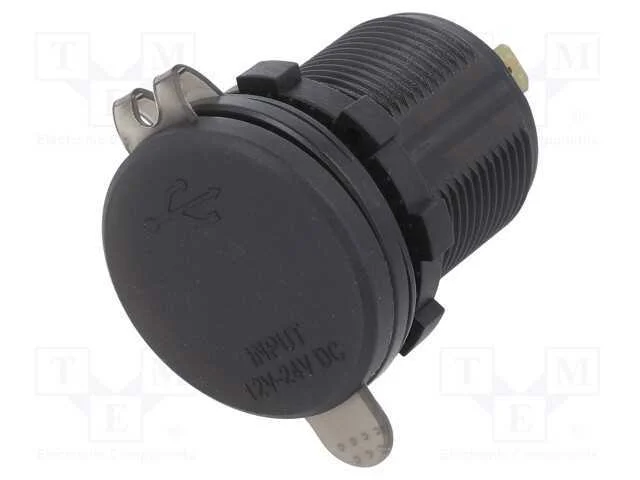 Alimentador de automóvel, Tomada USB A,Tomada USB.