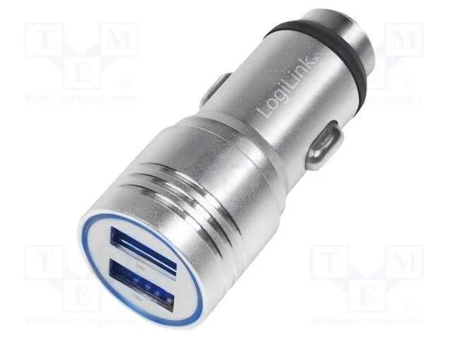 Alimentador de automóvel, USB A tomada x2, Tens.a.