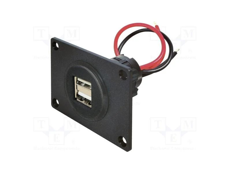 Alimentador de automóvel, USB A tomada x2, Inom: .