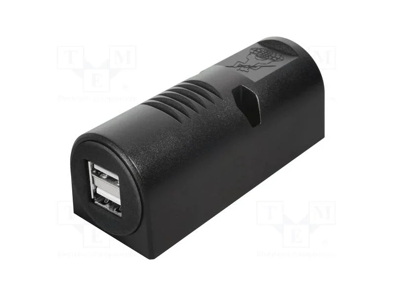 Alimentador de automóvel, USB A tomada x2, Inom: .