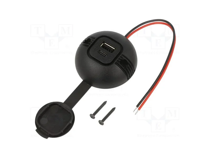 Alimentador de automóvel, Tomada USB A,Tomada USB.