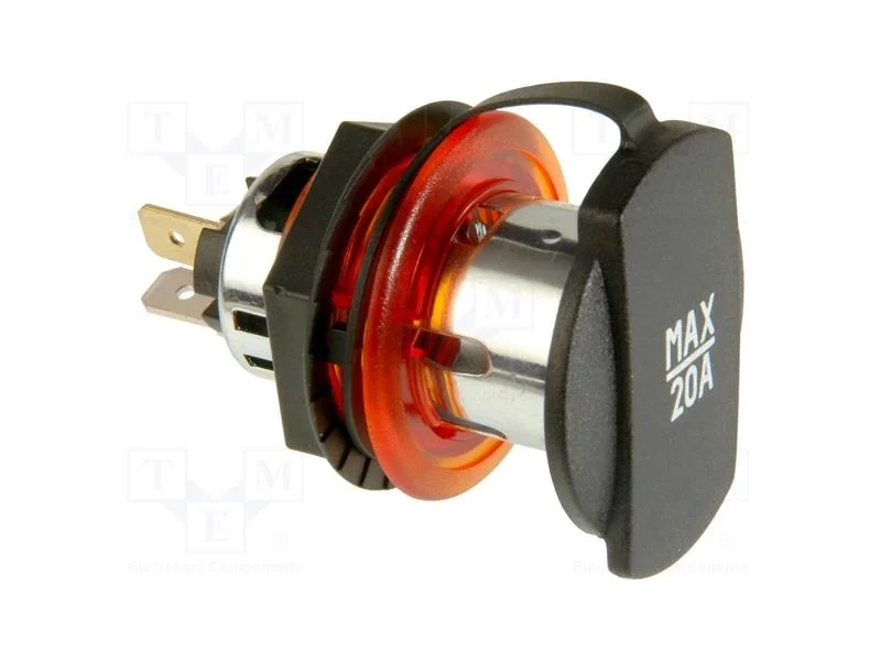 Adaptador de tomada de isqueiro de automóvel, 20A.