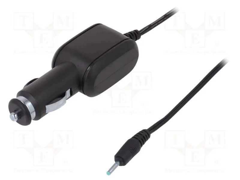 Alimentador de automóvel, 2,5/0,7, Tens.alim: 12V.