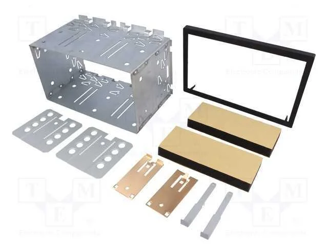 Meio-quadro de suporte universal, 2 DIN, Citroën,.
