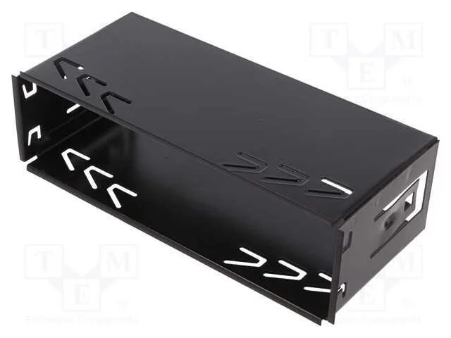 Meio-quadro de suporte de rádio, 1 DIN, JVC, preta