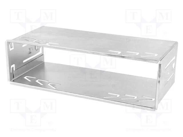 Meio-quadro de suporte de rádio, 1 DIN, zinco, Pi.
