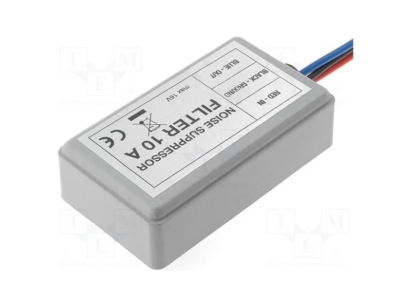 Filtros anti-interferência, 10A, 12VDC