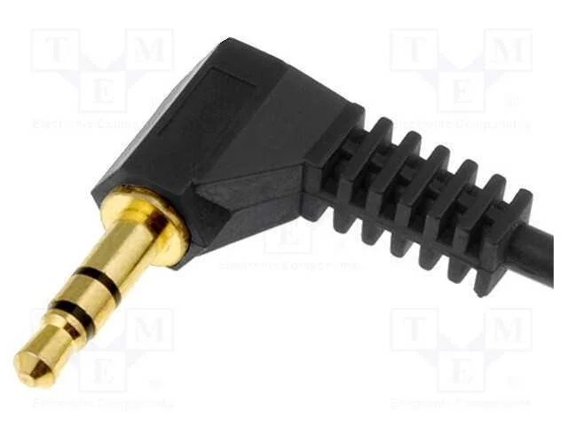Cabo, dourado, Jack 3,5mm 3pin  ficha angular,cab.