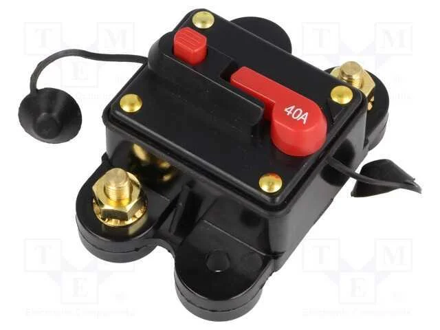 Fusível: automático, automotivo, 40A, preta, 12÷2.