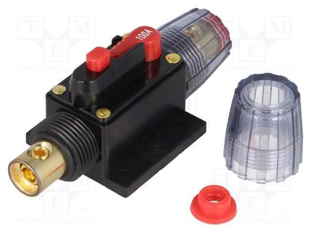 Fusível: automático, automotivo, 100A, preta, 12÷.