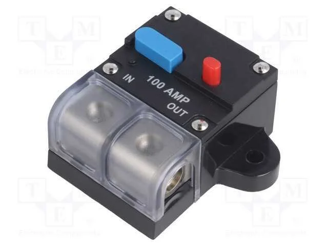 Fusível: automático, automotivo, 100A, preta, 12÷.