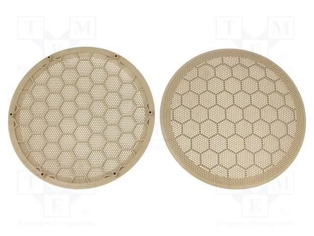 Máscara do alto-falante, 165mm, Seat,VW, bege, 2u.