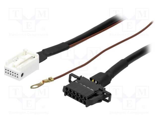 Cabo para trocador de CD, Quadlock 12pin,VW, Audi.