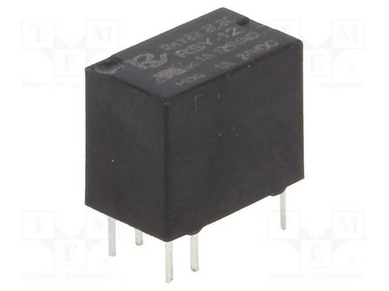 Relé: Eletromagnético; Spdt; Ubobina : 12vdc; 2a; 2a/120vac; Pcb