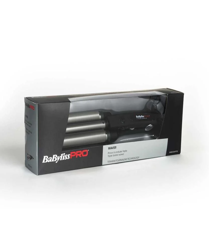 Babylisspro Tripple Waver Curling Iron Warm Black 125 W 106.3  (2.7 M)