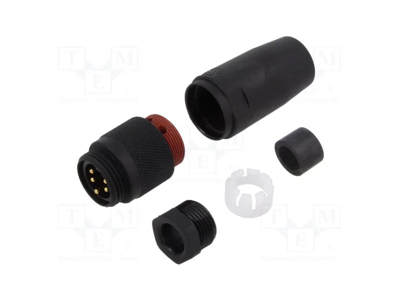 Ficha; 7/8; Macho; Pin: 5; Simples; com Cabo; Ip67; 8÷10mm; 240v; 9a