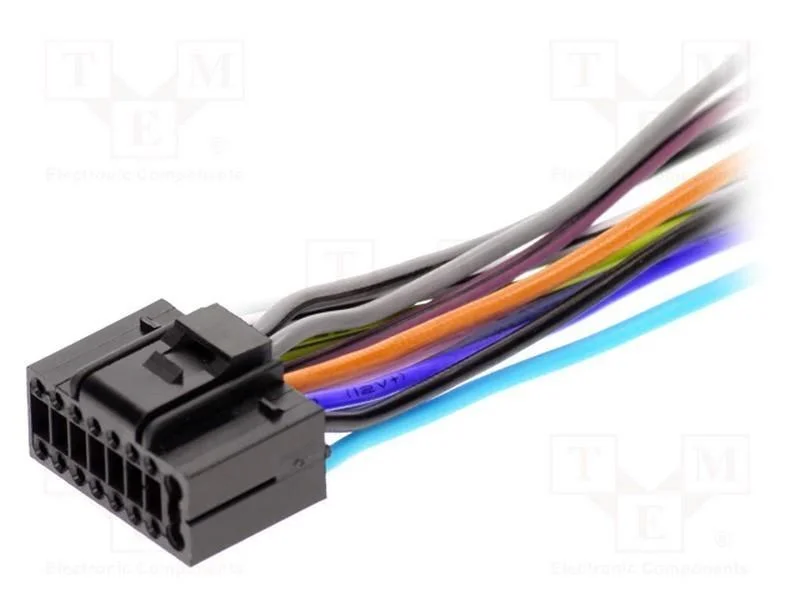 Conectores, com cabos, Kenwood, PIN: 16