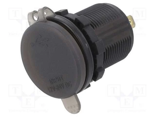 Alimentador de automóvel, Tomada USB A,Tomada USB.