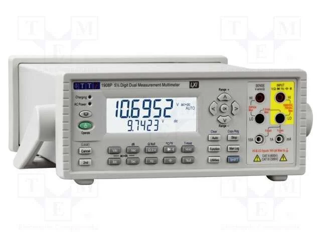 Mult&iacute;metro de mesa, LCD, VDC: 100mV,1V,10V,100V,1.