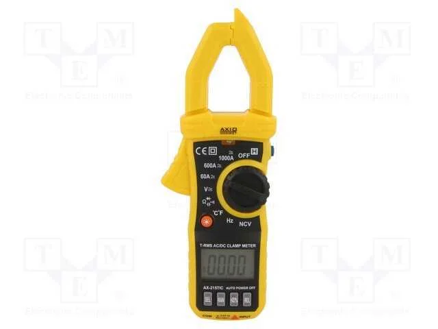 Medidor: Multifuncional; Digital,Com Braçadeira; Øcab: 23mm; Lcd