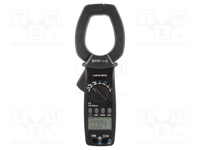 Medidor: Multifuncional; Digital,Com Braçadeira; Øcab: 55mm; Lcd