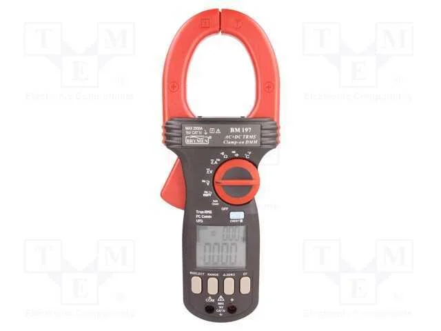 Medidor: Multifuncional; Digital,Com Braçadeira; Øcab: 55mm; Lcd