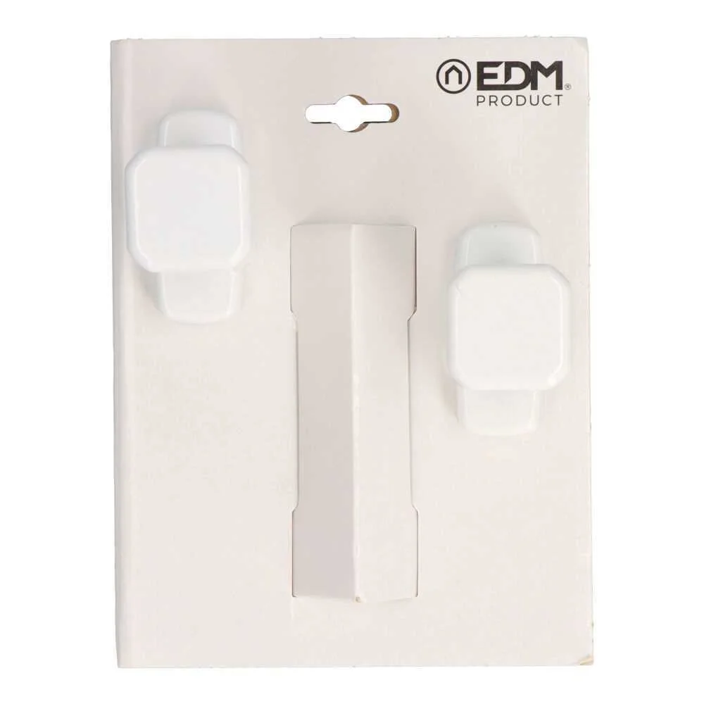 Bl&iacute;ster Ma&ccedil;aneta Recuper&aacute;vel 6807 Aluminio Branco Edm