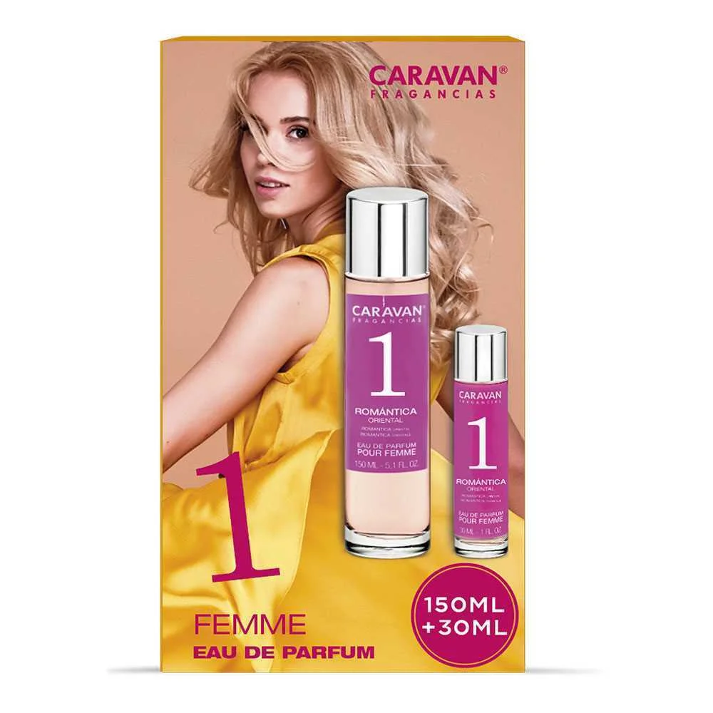 Estojo Duplo 150 + 30ml Caravan Nº1 Mulher
