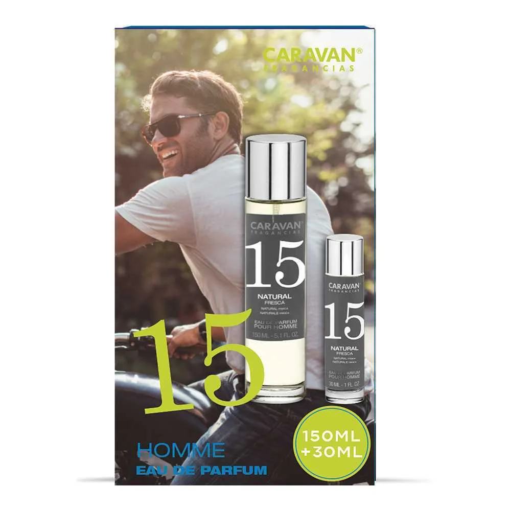 Estojo Duplo 150 + 30ml Caravan Nº15 Homem