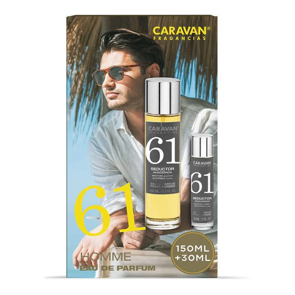 Estojo Duplo 150 + 30ml Caravan Nº61 Homem
