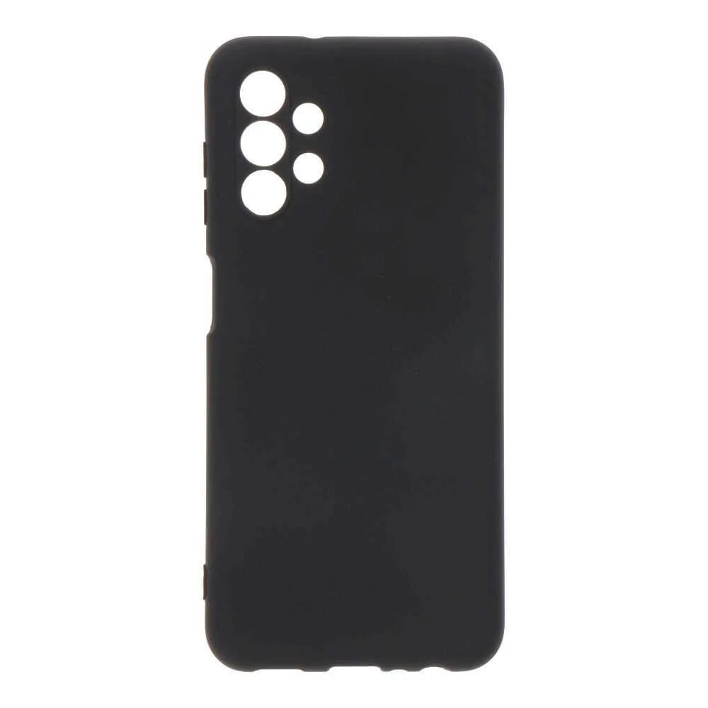 Capa Preta de Plástico Soft Touch para Samsung A13 4g