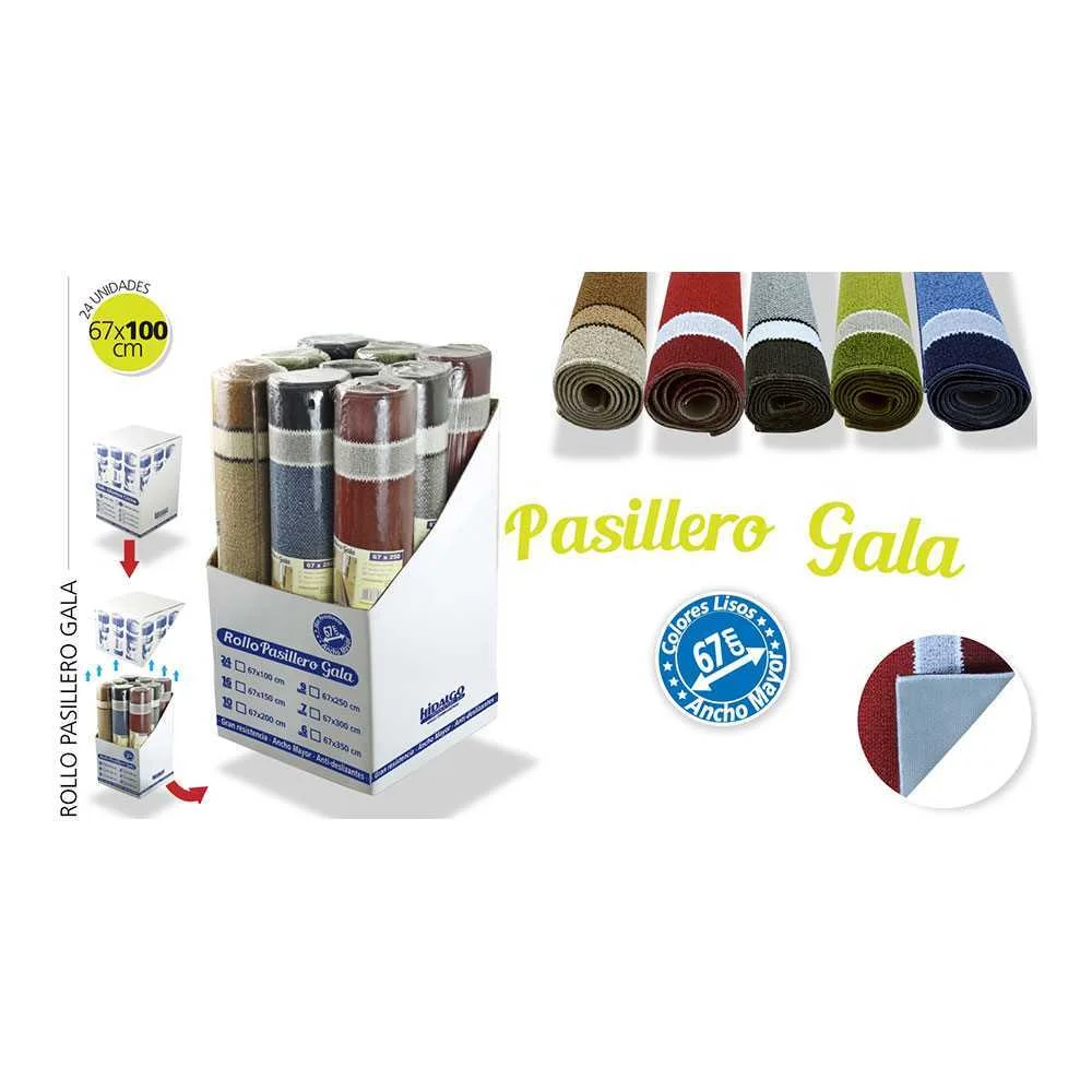 Tapete Rolo Corredor Gala 100x67cm Cores Sortidas Hidalgo