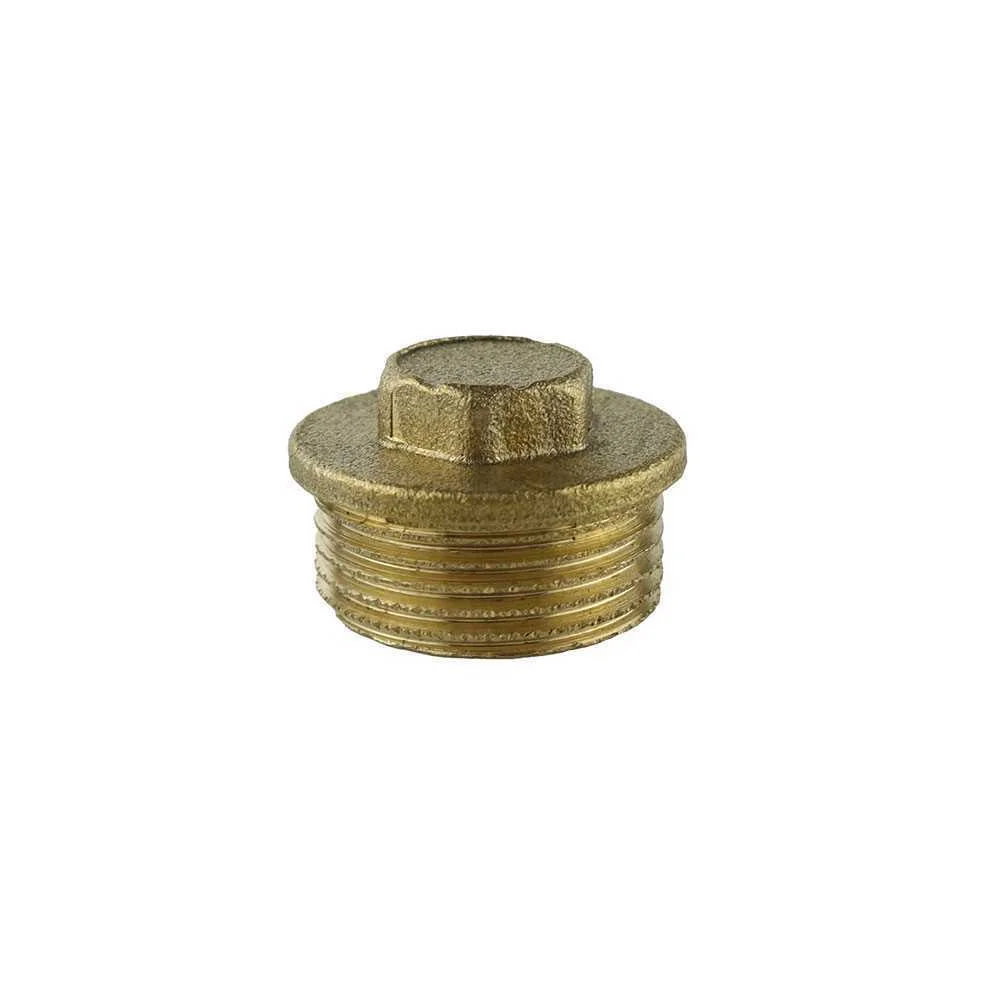 Tampão Macho de 3/4" Latão Aqua Control
