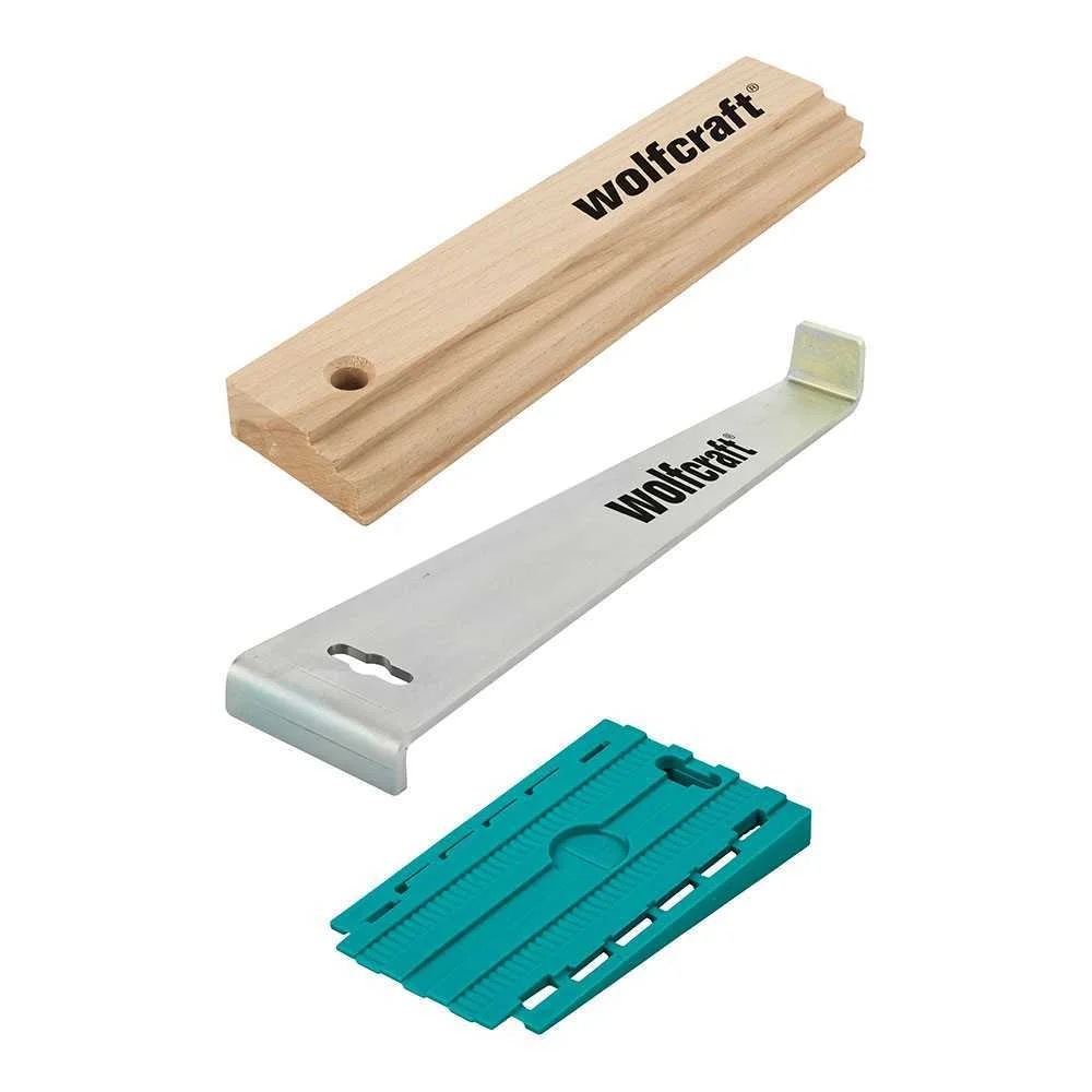 Kit para Um Soalho Perfeito "Ajuste de Ch&atilde;o Laminado e de Design" 6975000 Wolfcraft